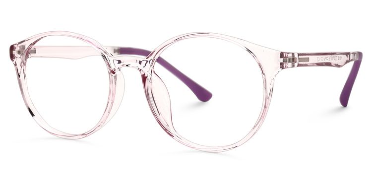 Bolton Round Purple Glasses