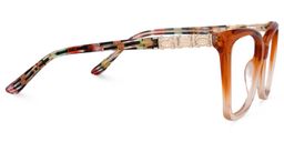 Latora Cateye Orange Glasses2