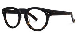 Malloy Tortoise Round Glasses1