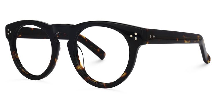 Malloy Tortoise Round Glasses