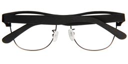 Letitia Browline Black Glasses5