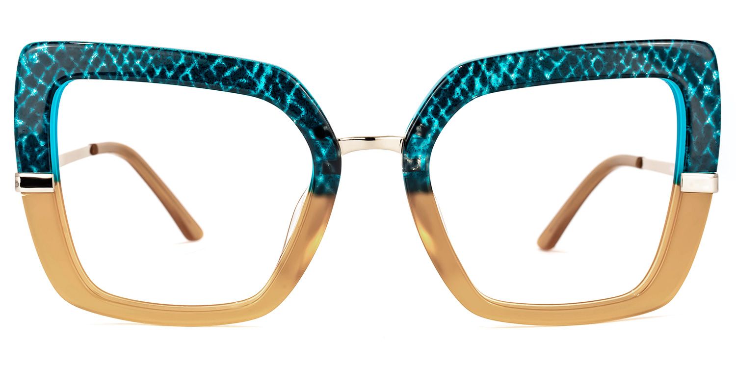 Natalin Square Brown Glasses