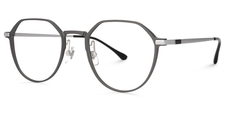 Boles Geometric Light-Grey Glasses