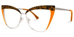Luperon Cateye Earthy-Yellow Glasses1