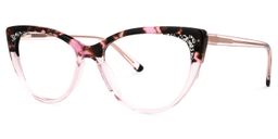Linette Cateye Pink-Tortoise Glasses1