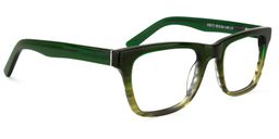 Dwight Square Dark Green Glasses1