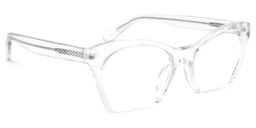 Christine Cat Eye Clear Glasses2