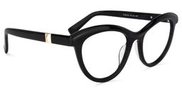 Sean Cat Eye Black Glasses2