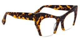Kyle Cat Eye Yellow-Tortoise Glasses2