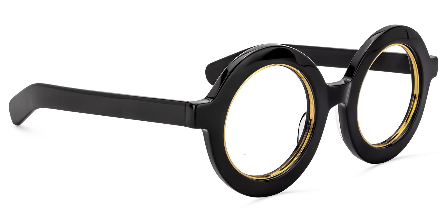 Round Black Glasses | Zeelool Glasses2