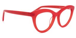 Fairy Cateye Red Glasses2