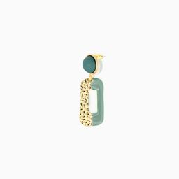 Stylish Arch Green Earrings2