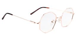 April Petaled Gold Glasses3