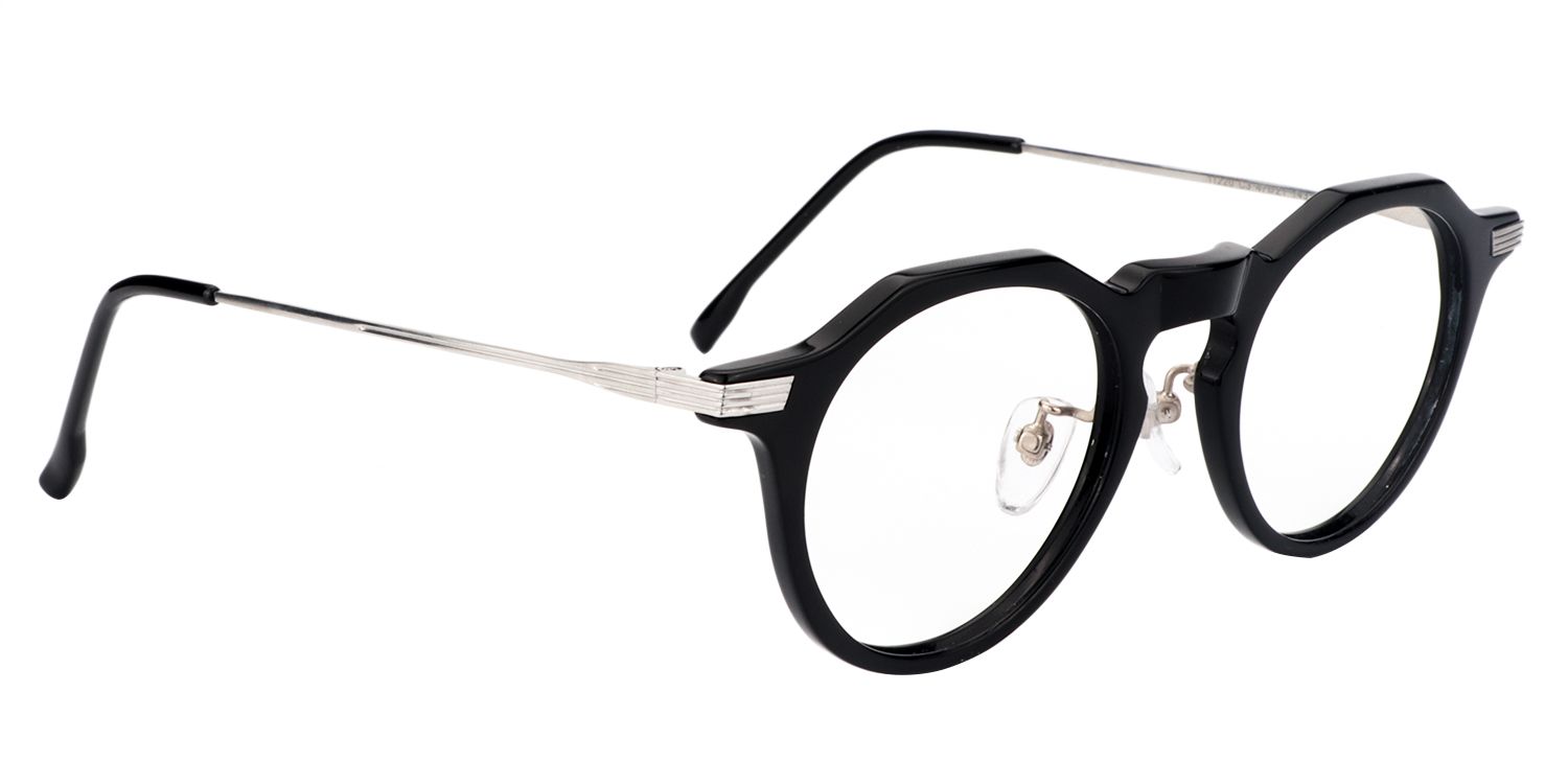 Round Black Glasses | Zeelool Glasses3
