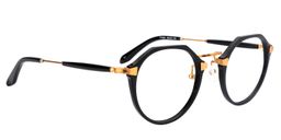 Aldrich Round Black Glasses4