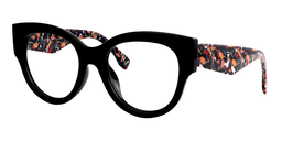 Simone Round Black Eyeglasses2