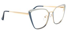 Maxwell Cateye Blue Glasses2