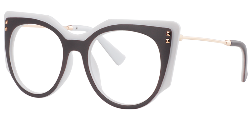 Cateye Gray Glasses | Zeelool Eyewears2
