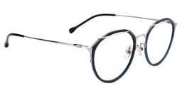 Alvin Round Dark Blue Glasses3