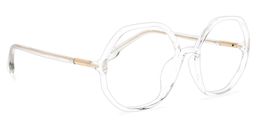 Noelle Geometric Clear Glasses2