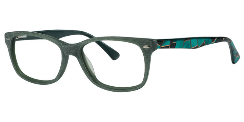 Rectangle Green Glasses | Zeelool Eyeglass Frames2