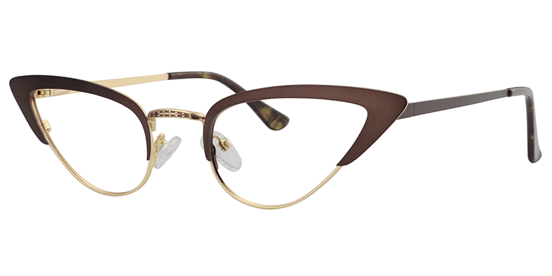 Cateye Burnt Umber Glasses | Zeelool Eyeglass Frames2