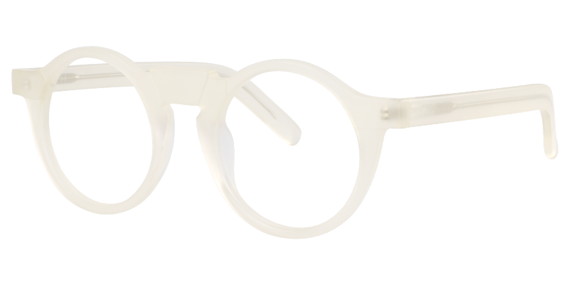 Round Ivory Glasses | Zeelool Eyewear2