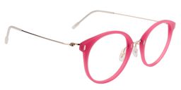 Fiona Round Rosered Glasses3