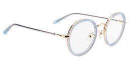 Tracy Round Light Blue Glasses2