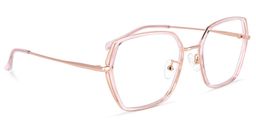Odessa Geometric Pink Glasses2
