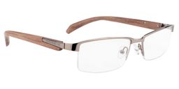 Yvonne Rectangle Rose Gold Glasses2