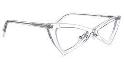 Cammie Cat Eye Clear Glasses2