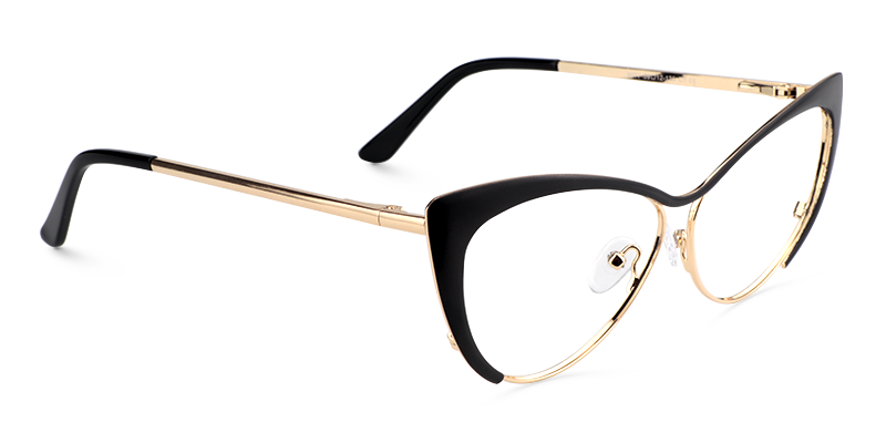 Cateye Black Glasses | Zeelool Eyeglasses1
