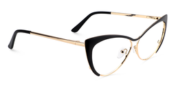 Ellen Black Cat eye Glasses1