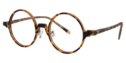 Calla Round Yellow Tortoise Glasses3