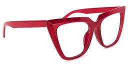 Phillip Cateye Red Glasses2