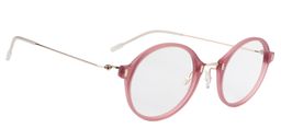 Olga Round Pink Glasses2