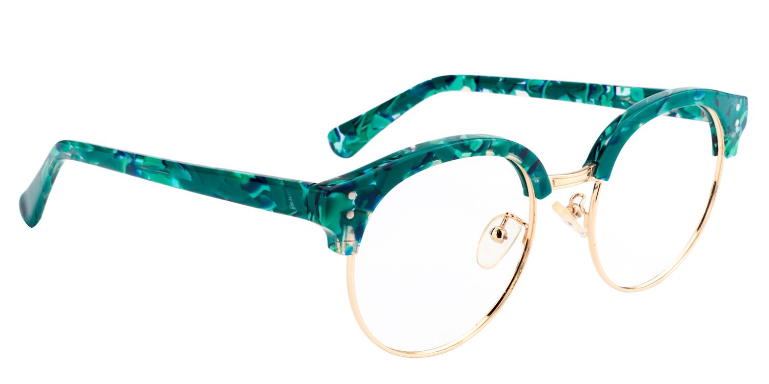 Round Green Glasses | Zeelool Glasses2