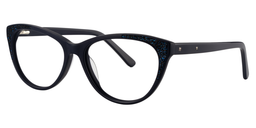 Carmen Cat eye Dark Blue Glasses2