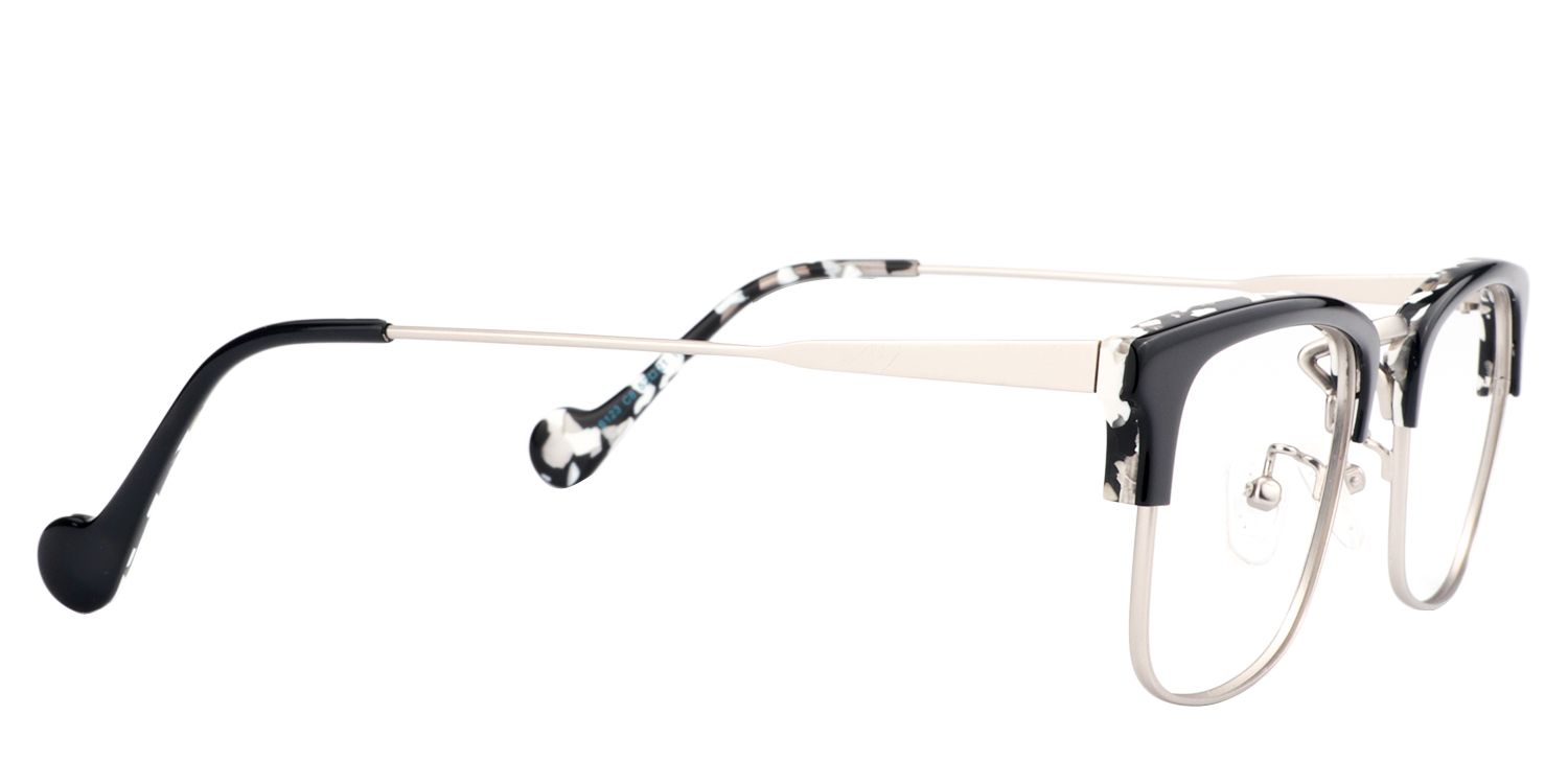 Browline Black Glasses | Zeelool Glasses4