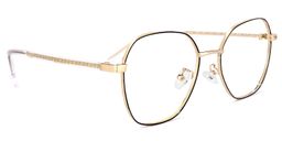 Perry Geometric Black-Gold Glasses2