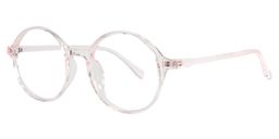 Kay Clear Round Glasses 2