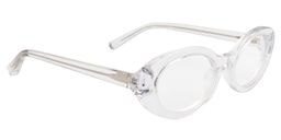 Calista Oval Clear Sunglasses3