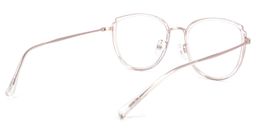Reagan Cateye Clear Glasses4