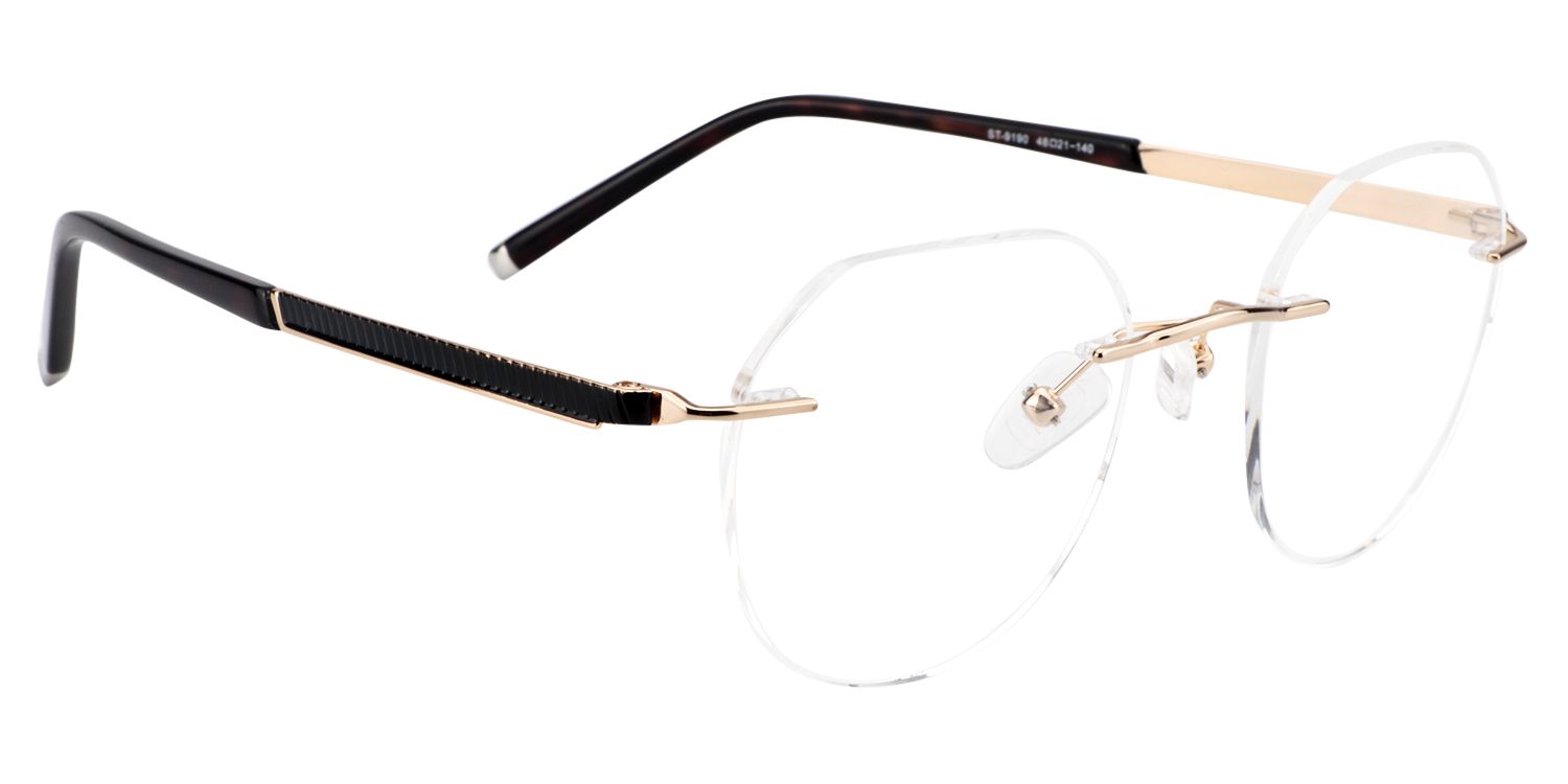 Round Gold Glasses | Zeelool Glasses3