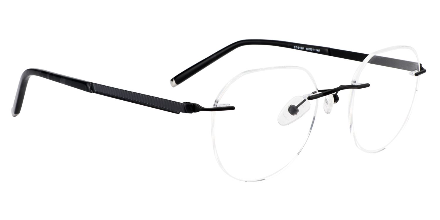 Round Black Glasses | Zeelool Glasses3