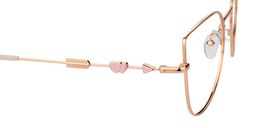 Alvina Cat Eye Gold Glasses5