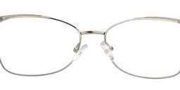 Leander Rectangle Silver Glasses4