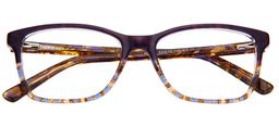 Cecilia Floral Rectangle Glasses1