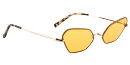 Bunny Beige Geometric Sunglasses2